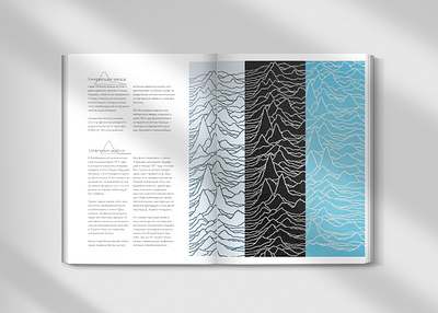 Magazine layout | Joy Division graphic design grid layout magazine typography