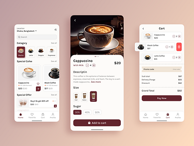 Coffee App Ui Design app app design apple cofee app uiux design coffee coffee app coffee app ui coffee app ui design design food app food ui mobile app mobile app ui mobile app ui design mobile ui ui ui deisgn ui design uiux ux design