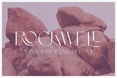 Rockwell - Ligature Font brand identity branding custom display font elegant fancy free free font freebie ligature logo logo design logos luxury type typeface