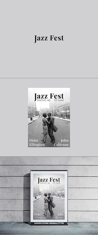 #2 Jazz Fest poster typography