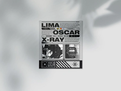 LIMA OSCAR X-RAY постер design graphic design illustrator photoshop poster typography