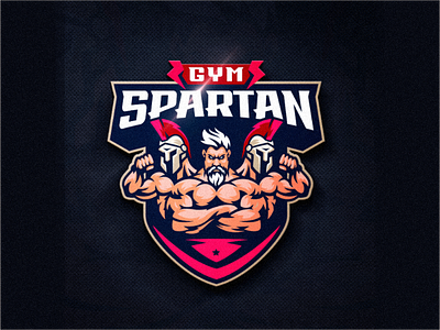 Spartan Gym Logo branding design graphic design gym identity illustration logo mark spartan tshirt vector