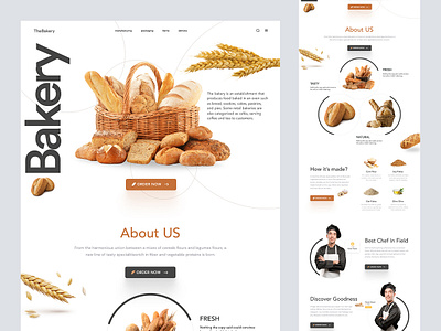 The Bakery Website Design In Figma figma design figma website homepage design landing page ui uiux design web design website design