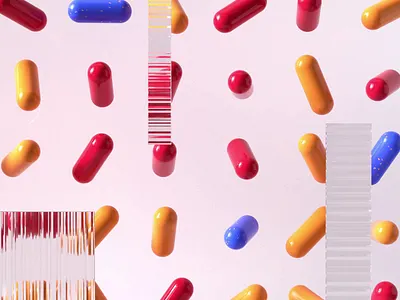 Capsule animation 3d animation art c4d cinema4d colorful motion graphics render