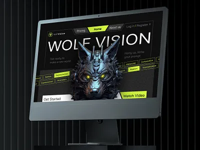 Wolf.Vision 🐺 Imagine AI ai art artificial intelligence illustration imagine prompt text to image ui ui design uiux ux web design