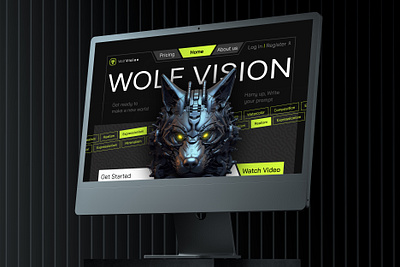 Wolf.Vision 🐺 Imagine AI ai art artificial intelligence illustration imagine prompt text to image ui ui design uiux ux web design