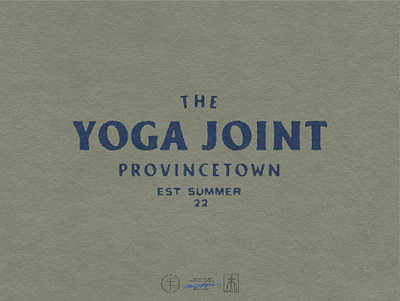 The Yoga Joint Logotype brand design brand identity branding branding design hand lettering lettering logo logo design logotype minimal minimalist logo retro sans serif simple type typography vintage visual identity wordmark yoga