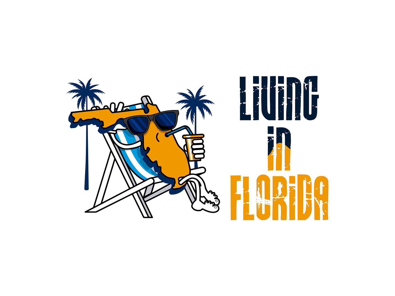 LIVING IN FLORIDA / VACATIONS IN FLORIDA by CREATIVE_STUDIO on Dribbble