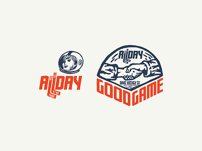 ALLDAY {good game} artwork astronaut branding concept design graphic design illustration logo nasa space sports