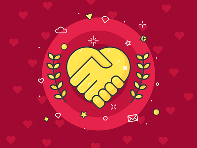 Charity Month askgamblers charity flat handshake hart month