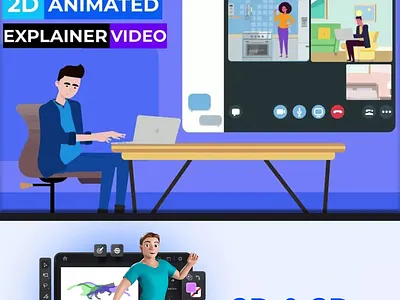 Freelance Motion Graphic Designer , Tunisie .creation-video-2d 2d 3d character animation animation cartoon saudi arabia effets spéciaux graphic design motion graphics vfx