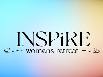Inspire Women's Retreat Branding Exploration branding church design church retreat graphic design inspiration inspire retreat branding womens retreat