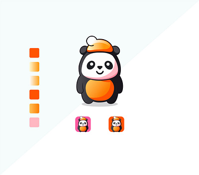 Panda Mascot Logo Design animal animal art animal logo branding cartoony character cute design funny happy panda icon illustration logo logotype mascot panda panda logo technology vector wild