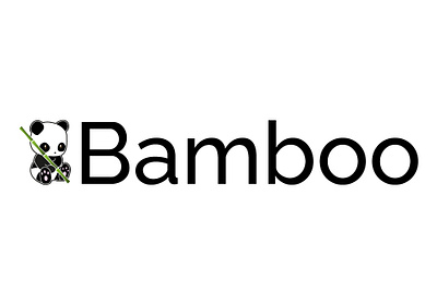 BAMBOO Panda bear logo bamboo brand branding dailylogochallenge design graphic design graphicdesigner graphics illustration logo panda pandabear typography vector