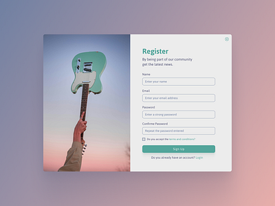 Daily UI Design Challenge | Day 01 | Sign Up dailyui designui figma graphic design ui web webdesign