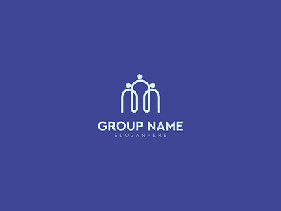 Group logo branding club creative designer friend logo group group logo logo logo design logo designer logo designs logo maker logo vector logos minimal simple startup unity unity logo unity logos