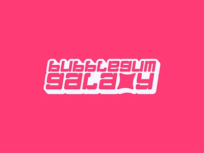 Bubblegum Galaxy Logo Concept 2d brand branding bubblegum design display galaxy game gaming graphic graphic design identity logo logo design logotype planet space videogame visual visual identity