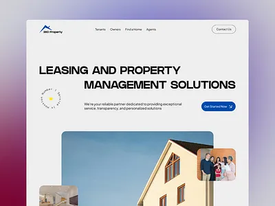 360 Property Website adobe xd award winning website blue theme blue website branding cool website figma framer hero section minimal website property website real estate website ui ui ux unique website ux web design website website redesign