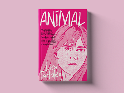 Book Cover Design - Animal by Lisa Taddeo animal by lisa taddeo book cover book cover art book cover design book design graphic design illustration illustrator procreate