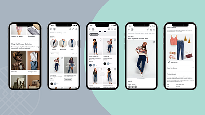 End-to-end Shopping Experience app b2c branding curated customerfacing design ecommerce personalshopping productdesign shoppingapp ui uxdesign