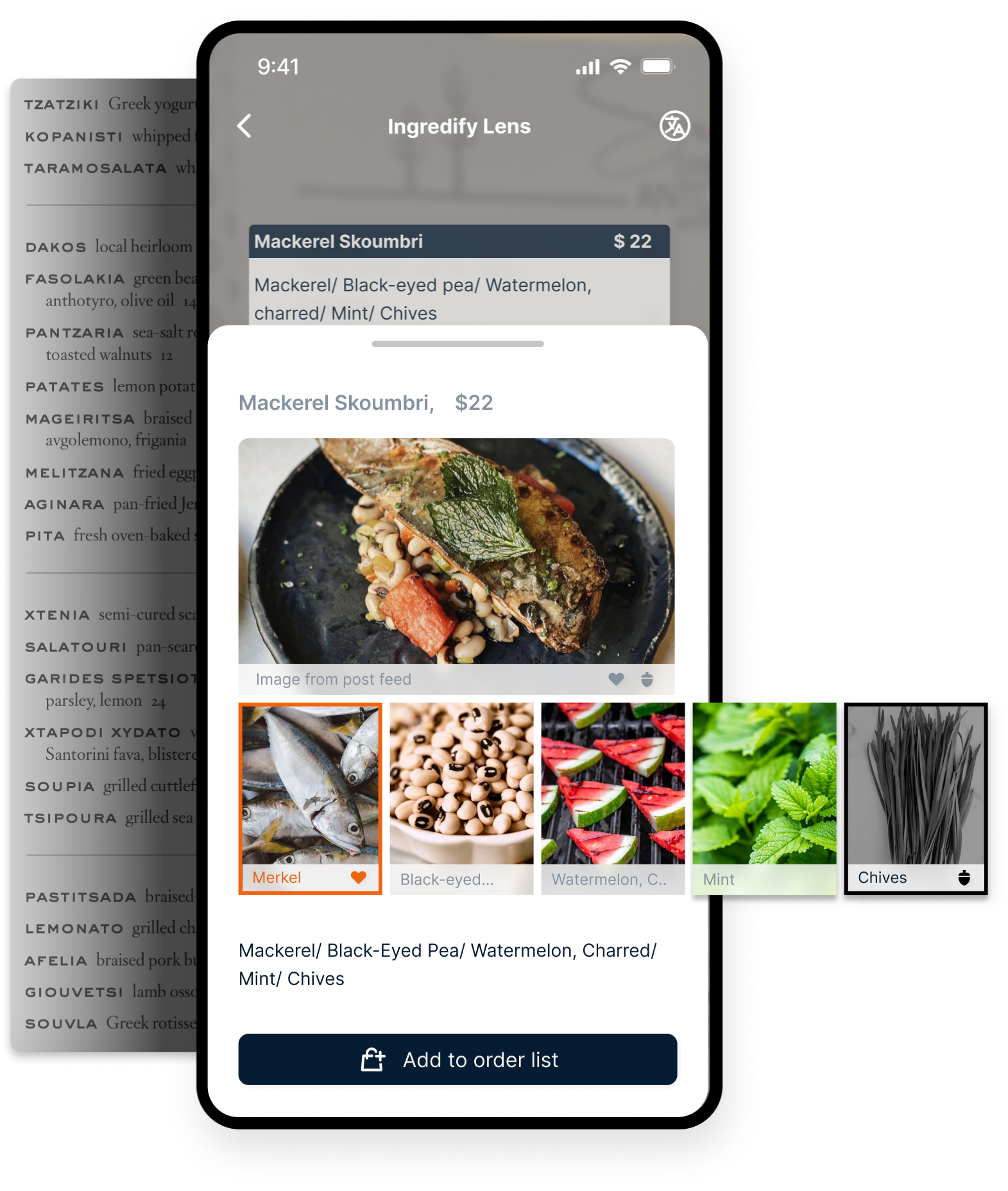Ingredify product ui ux