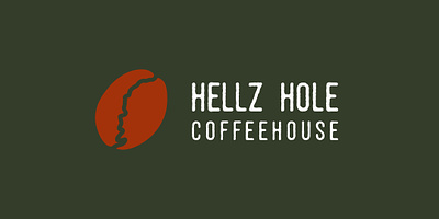 Hellz Hole Coffeehouse Primary Logo brandidentity branding coffee graphic design identity logo logodesign restaurant