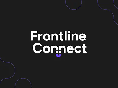 Frontline Connect Primary Logo brand brand identity branding graphic design identity identity design logo logo design modern