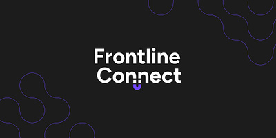Frontline Connect Primary Logo brand brand identity branding graphic design identity identity design logo logo design modern