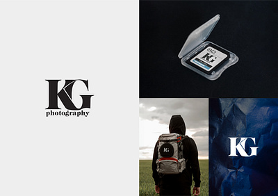 KG Photography | Logo Design bag book brand brand book branding camera cd desgin graphic design icon logo logo design modern pen drive photo photography sd card ui ux