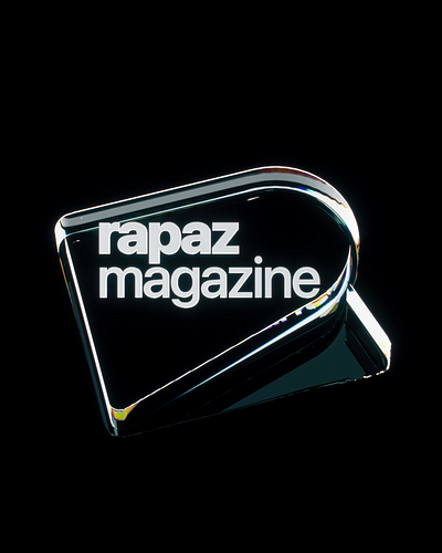 rapaz magazine® - Logo & 3D black logo label logo letter logo logo magazine minimal logo monochrome music logo r letter r logo rap record logo site logo