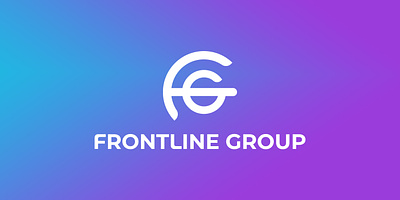 Frontline Group Primary Logo brand brand guidelines brand identity branding call center design graphic design identity identity design logo logo design simple vector