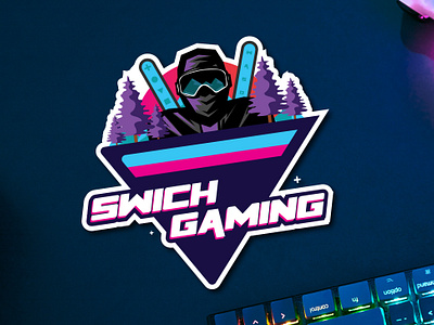 Primary Logo / Badge For Swich Gaming Group brand identity branding design gaming gaming logo graphic design identity illustration logo logo design utah vector