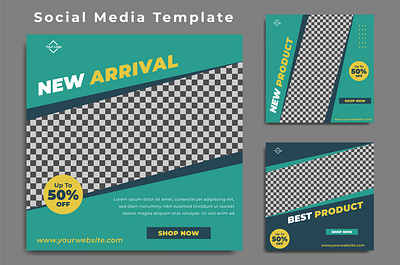 Social Media Template Vol 30 branding design graphic design illustration line logo typography ui ux vector