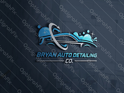 Automotive | Auto detailing | Car wash logo design 3d 3d logo 3d logo mockup 3d mockup autodetailing automotive branding business logo car logo car wash design detailing graphic design illustration logo logo design optigrahfix ui