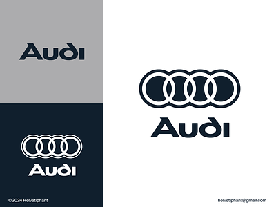 Audi - logo refresh proposal audi logo automotive logo brand design branding car logo car manufacturer icon logo logo design logo proposal logo redesign logo refresh logotype minimalist logo typography
