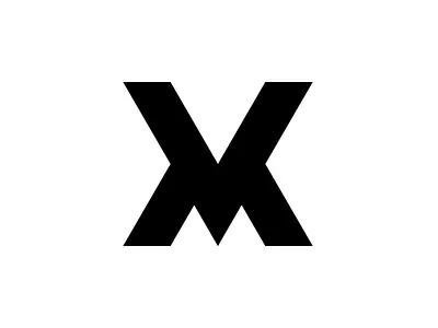 Logo VM, MV, V, or X Monogram branding design graphic design initial vm letter vm logo logo mv minimalist monogram mv simple typography vector vm vm logo