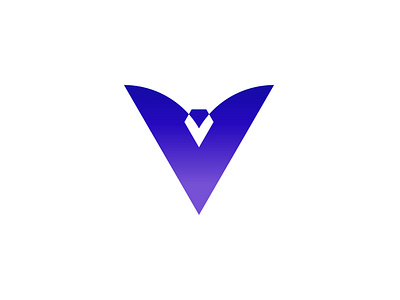 V Diamond Logo alphabet branding design graphic design letter v logo logo v minimalist modern simple typography v diamond v initial v letter v logo v monogram vector