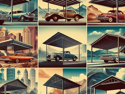 Carports Artworks graphic design