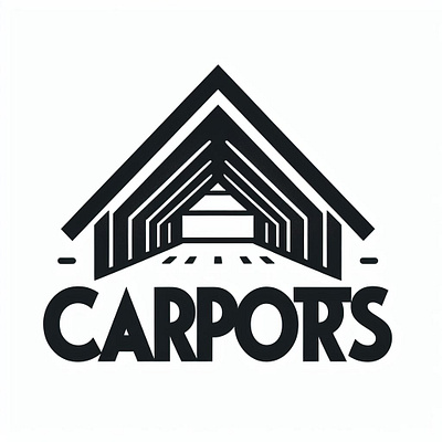 Carports Icon Logo graphic design