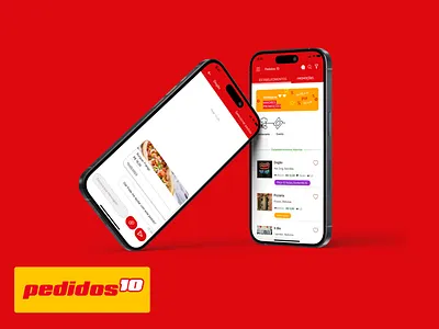 Case UX/UI: Redesign do aplicativo "Pedidos 10" app case delivery design figma food mobile redesign study uxui