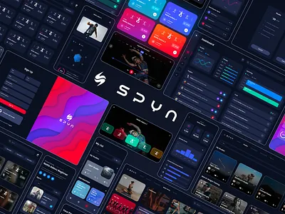 Spyn V2 - AI-powered dance lessons ai app app design branding cv dance dark dashboard editor fitness interaction login scoring spyn studio training ui ux video