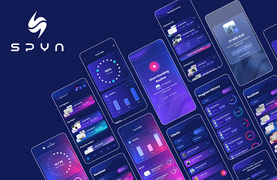 Spyn V3 - AI-powered physical therapy ai app app design branding cv dark dashboard design system fitness gradient interaction physical therapy routine scoring spyn studio ui ux