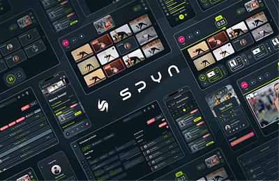 Spyn V4 - AI-powered fitness training ai app app design cv dashboard fitness interaction lessons live mobile payment spyn studio training ui ux video virtual web workouts