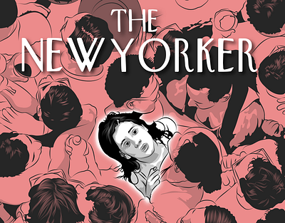 The New Yorker Magazine branding graphic design illustration magazine typography vector