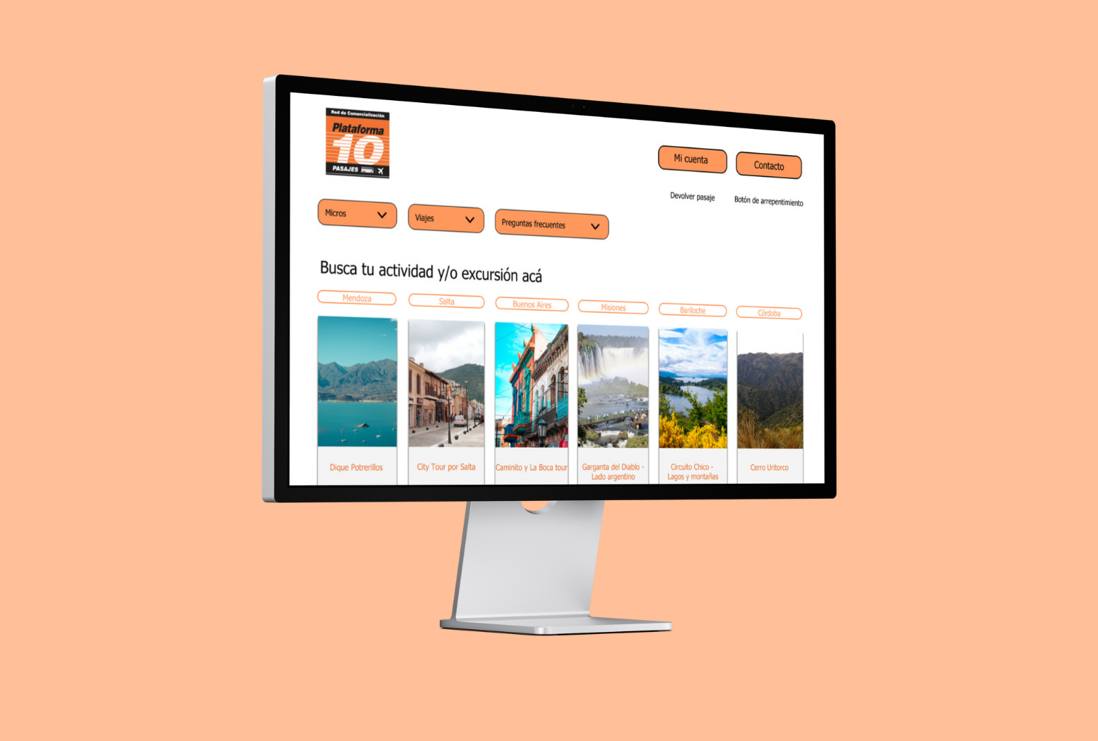 Desktop UX/UI redesign Plataforma 10 by Valentina Aldana Arce on Dribbble