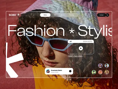 Fashion Website - SCBD clothing design fashion fashion store hero section luxury marketplace online store shopping street fashion ui user interface ux web design website