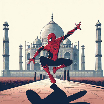 Marvelous Moves in Marble | tracingflock ancient building architecture hollywood illustration india marble marvel character marvel comics marvel studios spiderman taj mahal tourism tracingflock travel