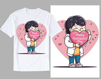 sticker of a cartoon t shirt with love heart 8634619 Vector Art at Vecteezy