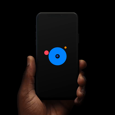 📱 Mobile App Loader Exploration 💫 animation blue circles fun animation graphic design loader logo loop mobile app ui