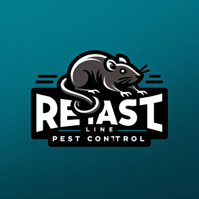 Pest Control Text Logo for Client graphic design logo